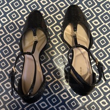 Ladies Dune Black Leather