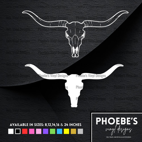 Longhorn bull cow car van - bull,