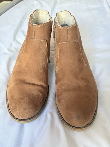 Women brown suede faux - brown,