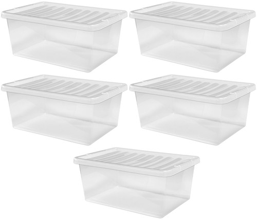 Litre clear plastic - 12,