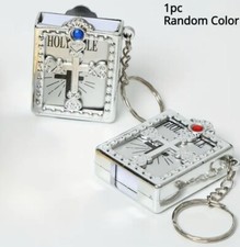 Holy Bible Keyring sliver