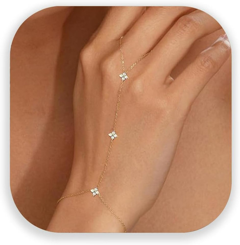 Funte hand chain - chain,, gold