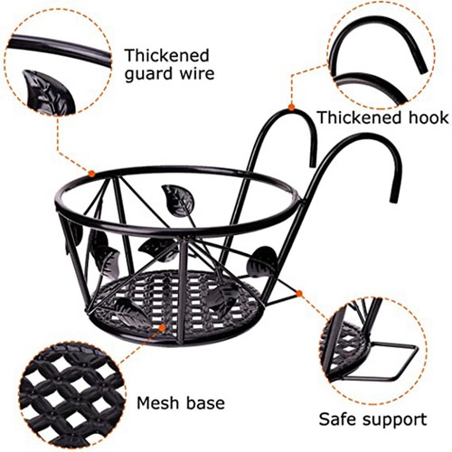 Hanging flower pot - hanging, iron
