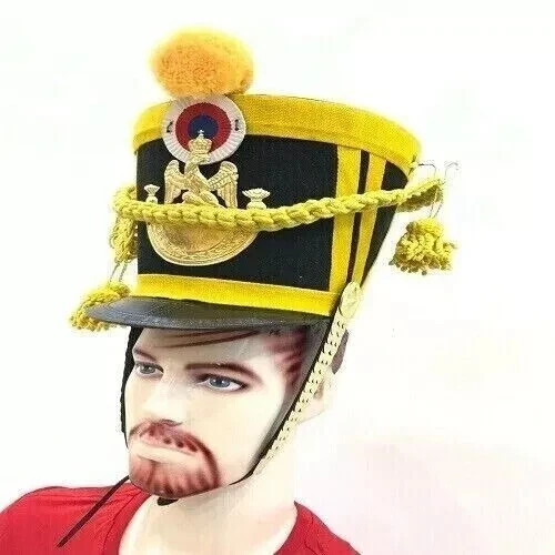 Napoleon yellow shako helmet - napoleon,