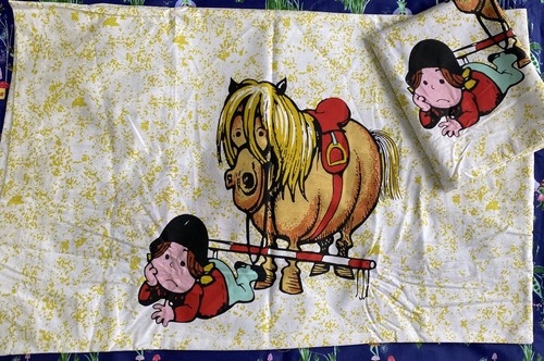 Thelwell pony horse pillow - horse,