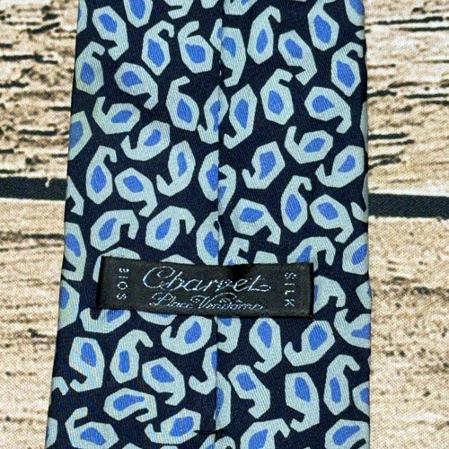 Charvet necktie mens blue - necktie, os