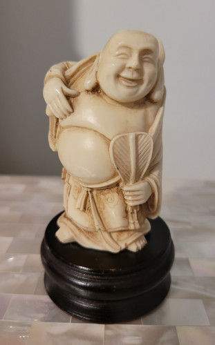 Vintage japanese carved happy - japanese,