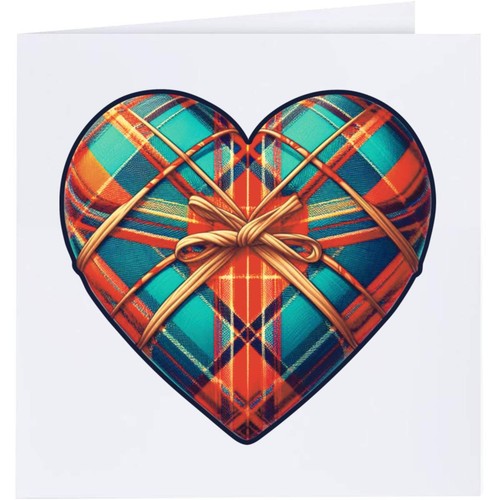Tartan love heart - 'tartan,