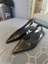 Zara Black Faux Leather