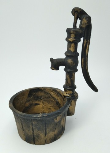 Vintage brass flower - flower, water