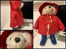 First Edition 1972 Original Gabrielle PADDINGTON BEAR : 18" With Dunlop Wellies