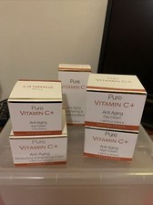 PURE VITAMIN C+ ANTI AGING DAY CREAM, NIGHT CREAM, EYE CREAM- DEAD SEA MINERALS