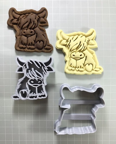 Highland cow cookie - highland, |