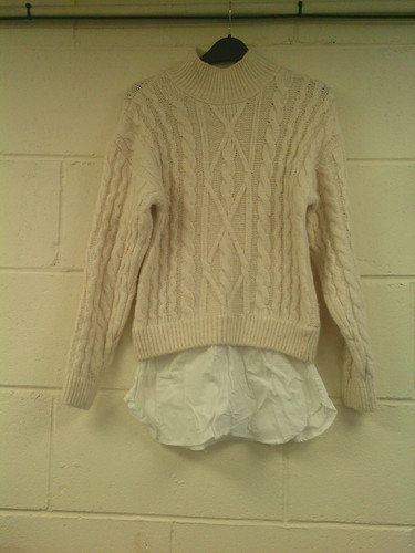 Chunky knit cable high - knit,