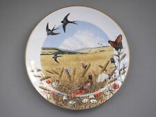 Royal Worcester Limited Edition Porcelain Plate Peter Barrett, August