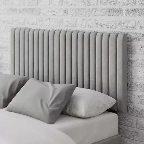 Plush velvet headboard - plush, thin