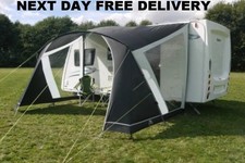 SunnCamp Bridgford Skye Swift Sun Canopy 260 Open Fronted Porch Caravan Awning