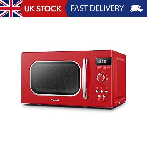 Red retro microwave oven - retro,