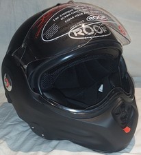 Roof Desmo R032 XL 61cm Matte Black modular helmet