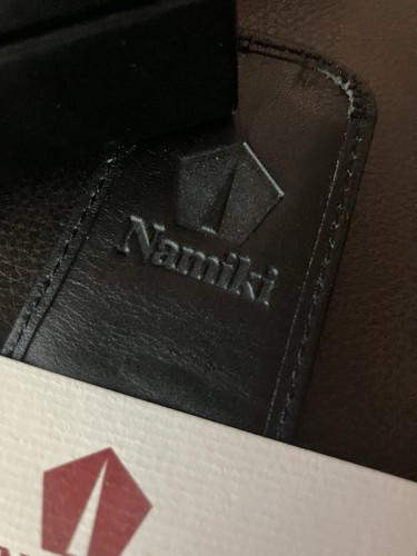 Namiki leather pen holder - leather, 2