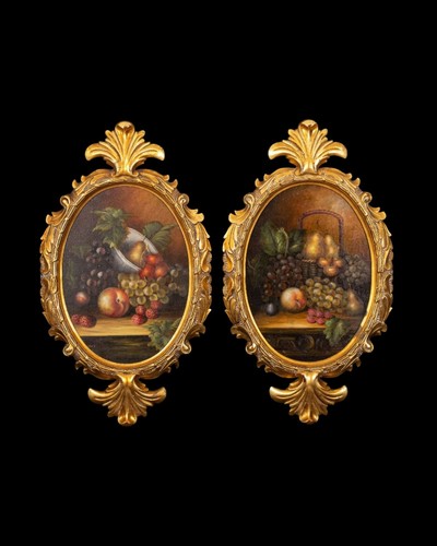 Pair large oval fruit - oval, still