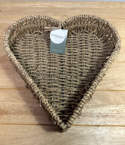Woven heart shape - heart, seagrass