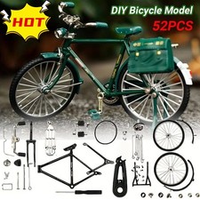 Finger Bike Models Toys Kit 1/10 DIY Miniature Fidget Bicycle Toy Retro Bicycle.