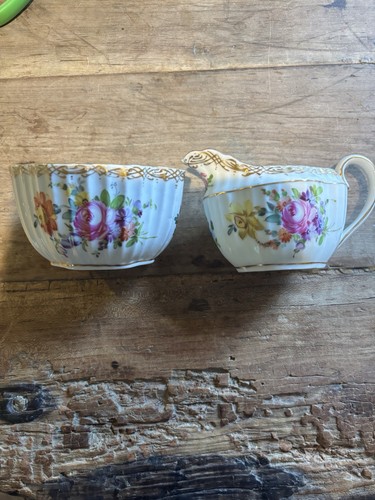 Milk jug and sugar - and, bowl