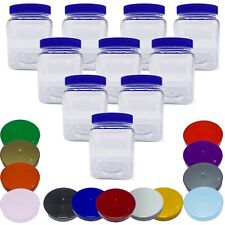 10 x 450ml Square Plastic