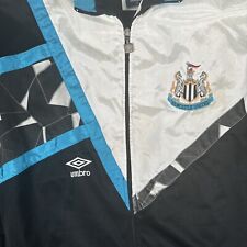 Rare Original Newcastle United 1990/1991 Umbro Football Track Jacket Mens Medium