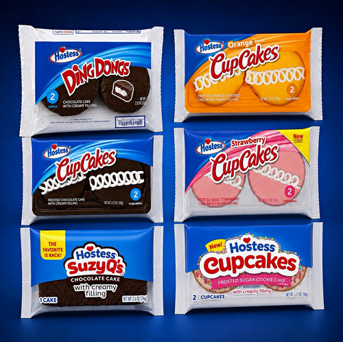 Hostess snack cakes - hostess,