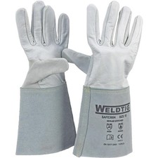 Tig welding gloves gauntlets soft goatskin leather Pack 1,2,5,10 Size 10 WELDTIG