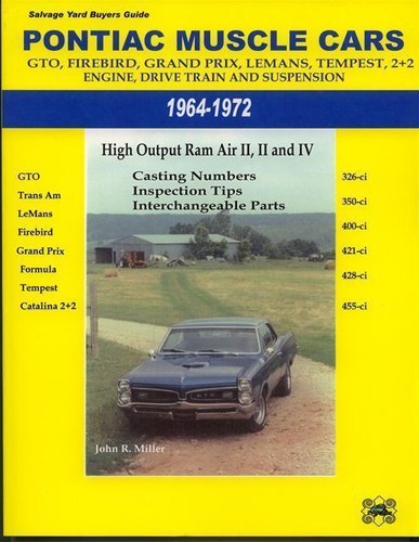 Pontiac muscle cars parts - parts, &