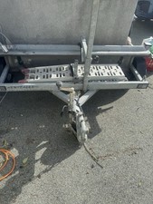 ARMITAGES MOTORCYCLE TRAILER 2 X BIKE TRAILER RAMP GOOD CONDITION LONGITUDINAL