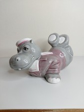 Vintage Hippo Money Box