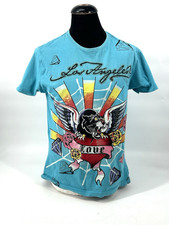 Ed Hardy T shirt Blue crewneck