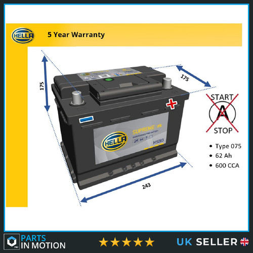 Battery fits opel ascona - battery,