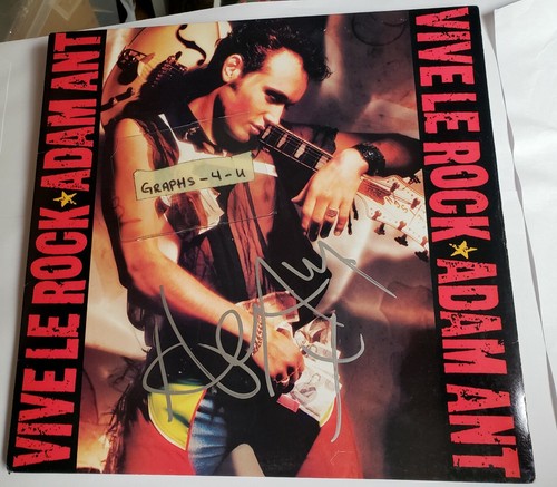 Adam ant signed autograph - signed,