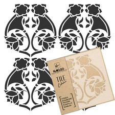 ART NOUVEAU FLOWER #2 Tile