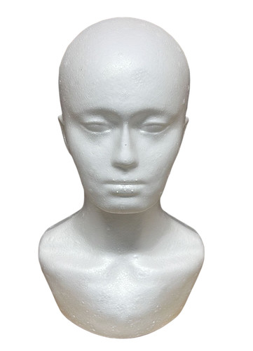 Polystyrene wig head - wig,