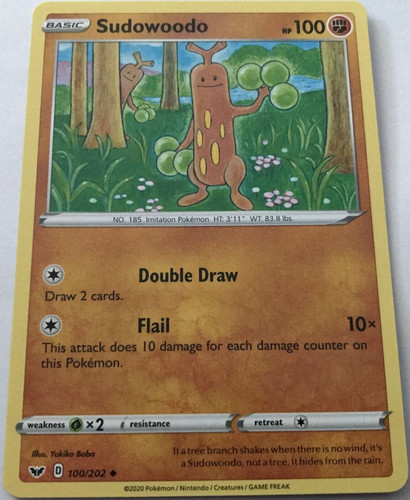 Sudowoodo 100 202 uncommon - 100/202,