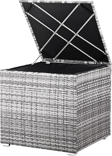 Rattan garden cushion storage - garden,