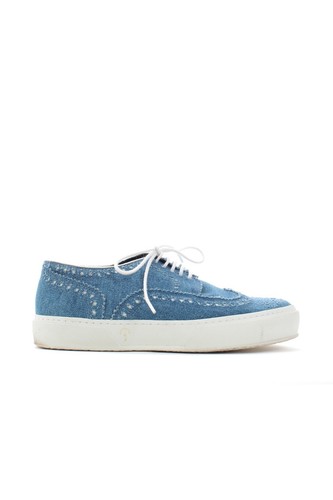 Robert clergerie denim brogue - clergerie,