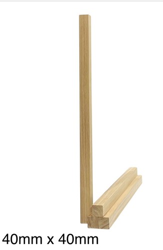 Square solid oak - solid, leg