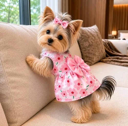 Cute medium size dog dress - cute,