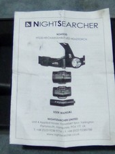 Night Searcher HD 220 Rechargeable LED Head torch.