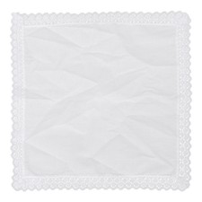 White Lace Pocket Towel for