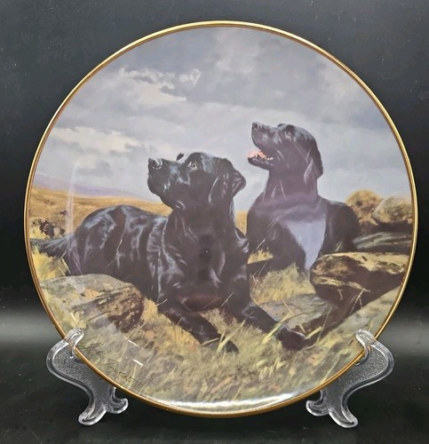 Franklin mint black labrador - franklin,
