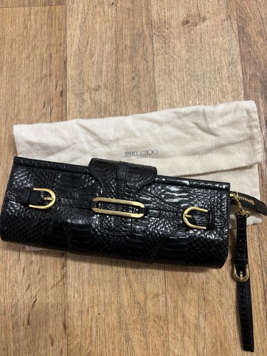 Jimmy choo python clutch - -,