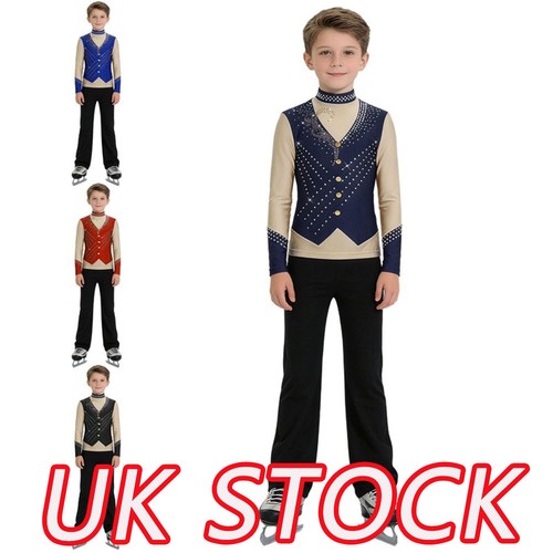 Boys ice skating set - ice, shiny